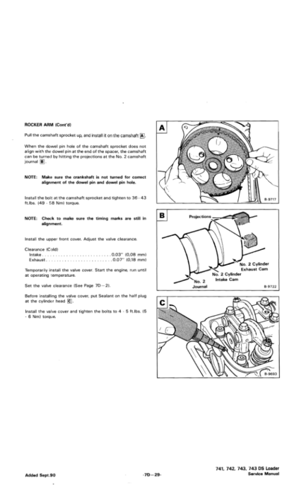 Bobcat 741 742 742B 743 743B 743DS Skidsteer Service Manual - Image 6