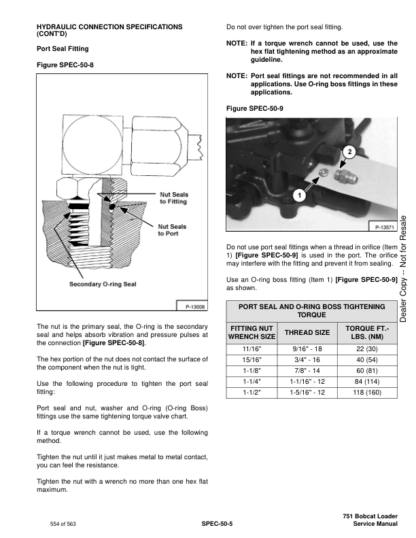 Bobcat 751 Skidsteer Loader Service Manual 5153 5156 - Image 14
