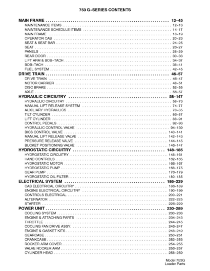 Bobcat 753G Skidsteer Parts Catalog 5158 5162 - Image 4