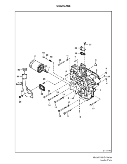 Bobcat 753G Skidsteer Parts Catalog 5158 5162 - Image 13
