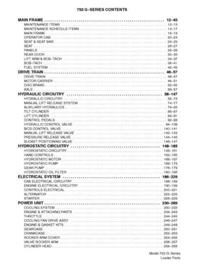 Bobcat 753G Skidsteer Parts Catalog 5158 5162 - Image 7