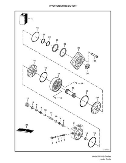 Bobcat 753G Skidsteer Parts Catalog 5158 5162 - Image 11