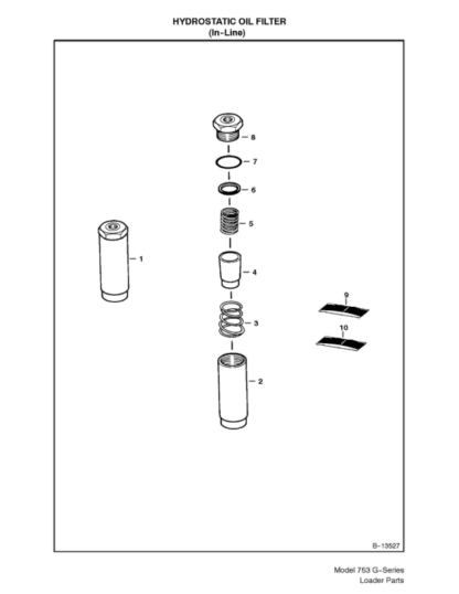 Bobcat 753G Skidsteer Parts Catalog 5158 5162 - Image 12