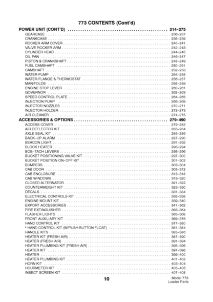 Bobcat 773 Skidsteer Parts Manual 5096 - Image 5