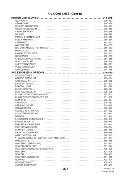 Bobcat 773 Skidsteer Parts Manual 5096 - Image 8