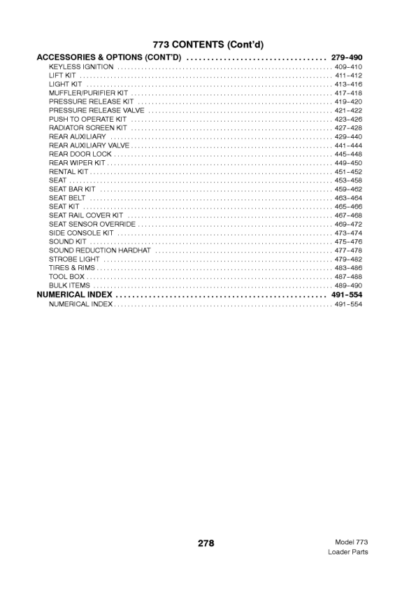 Bobcat 773 Skidsteer Parts Manual 5096 - Image 9