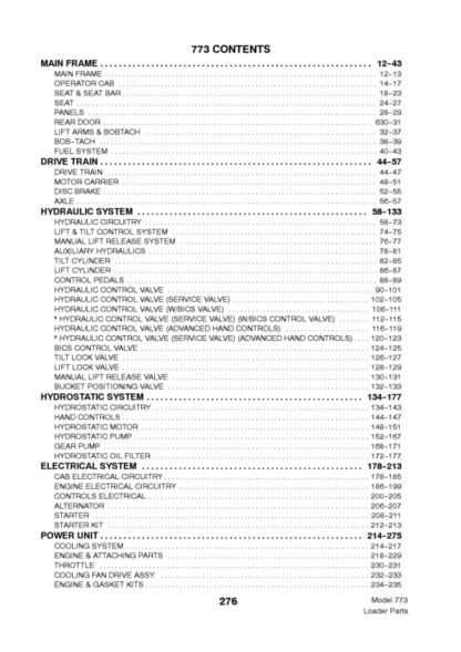 Bobcat 773 Skidsteer Parts Manual 5096 - Image 7