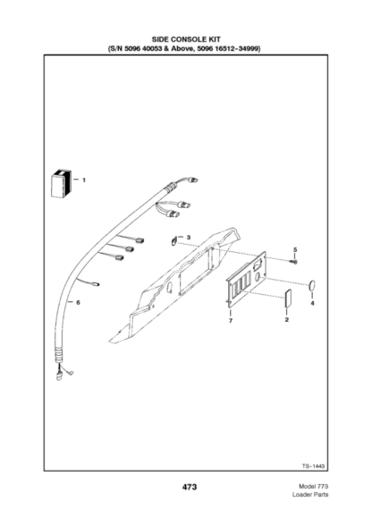 Bobcat 773 Skidsteer Parts Manual 5096 - Image 17