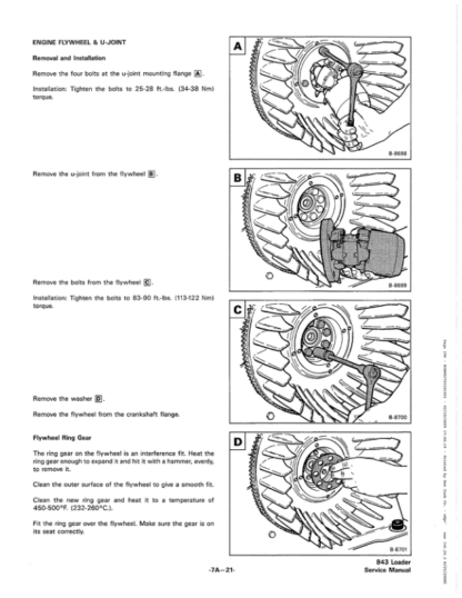 Bobcat 843 Skidsteer Service Manual - Image 7