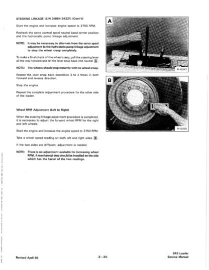 Bobcat 843 Skidsteer Service Manual - Image 4