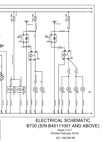 Bobcat B730 B750 B780 Backhoe Loader Service Manual - Image 9
