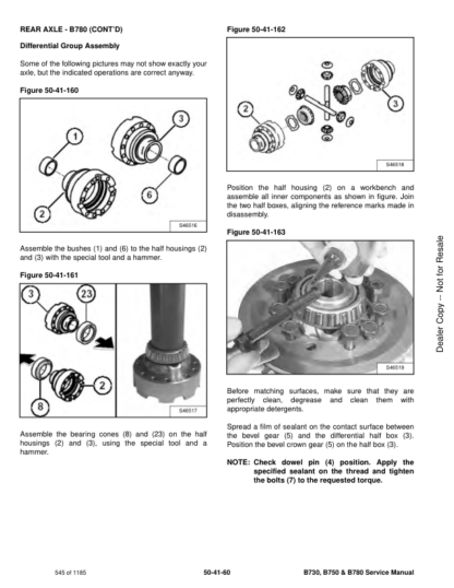 Bobcat B730 B750 B780 Backhoe Loader Service Manual - Image 14