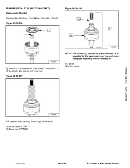 Bobcat B730 B750 B780 Backhoe Loader Service Manual - Image 15