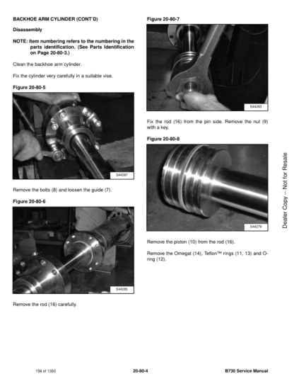 Bobcat B730 Backhoe Loader Service Manual - Image 6