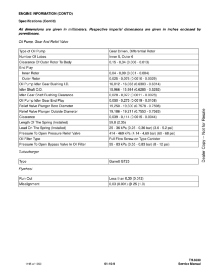 Bobcat B730 Backhoe Loader Service Manual - Image 5