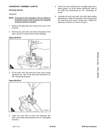 Bobcat B730 Backhoe Loader Service Manual - Image 4