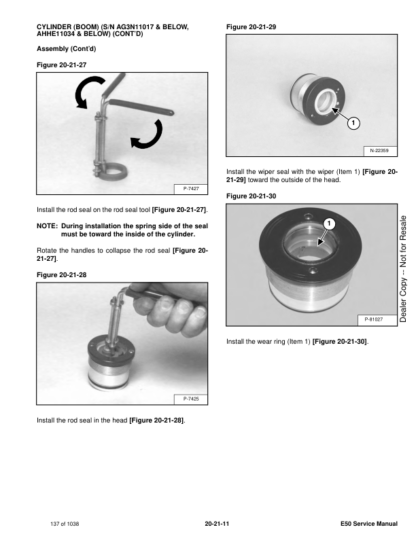 Bobcat E50 Compact Excavator Service Manual - Image 5