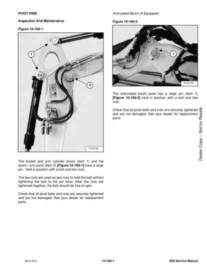 Bobcat E85 Excavator Service Manual - Image 12