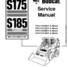 Bobcat S175 S185 Skid-Steer Loader Service Manual 517-519 - Image 2