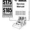Bobcat S175 S185 Skid-Steer Loader Service Manual 5250-5253 - Image 2