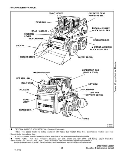 Bobcat S185 Operation Maintenance Manual - Image 5