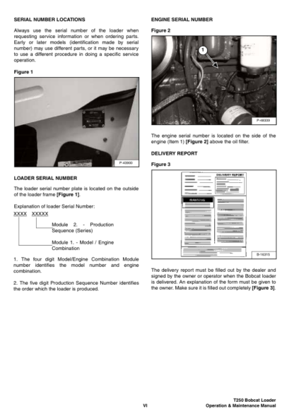 Bobcat T250 HF Operation Maintenance Manual 5256 5257 - Image 6