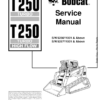 Bobcat T250 Skidsteer Service Manual 5256 5257 - Image 2