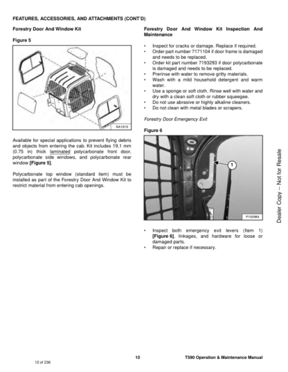 Bobcat T590 Compact Track Loader Operation Maintenance Manual - Image 5