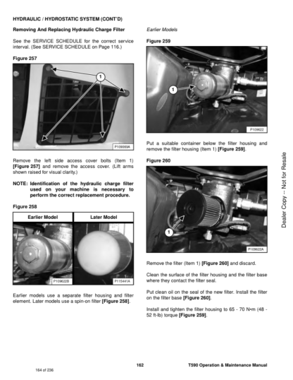 Bobcat T590 Compact Track Loader Operation Maintenance Manual - Image 10
