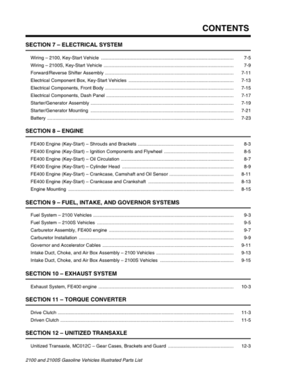 Bobcat Workmate 2100 2100S Illustrated Parts List - Image 7