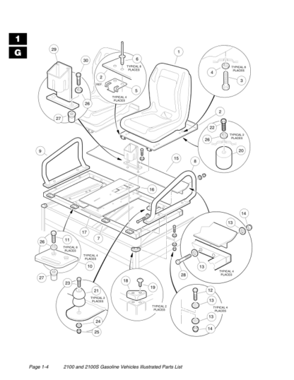 Bobcat Workmate 2100 2100S Illustrated Parts List - Image 5