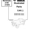Bobcat Workmate 2100 2100S Illustrated Parts List - Image 2