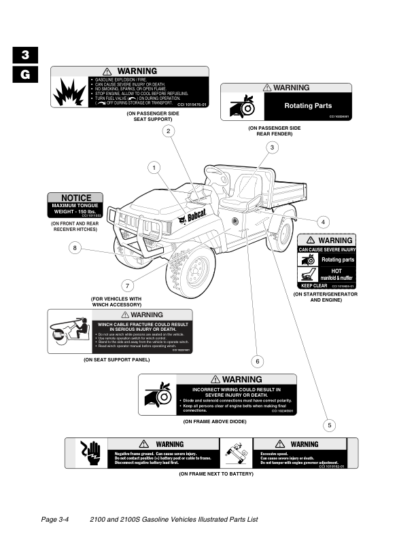 Bobcat Workmate 2100 2100S Illustrated Parts List - Image 12