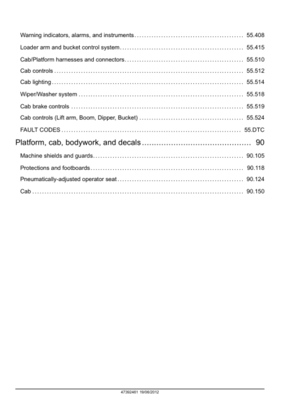 CASE 1021F 1121F Tier 2 Wheel Loader Service Manual - Image 5