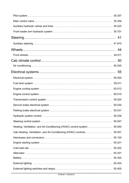 CASE 1021F 1121F Tier 2 Wheel Loader Service Manual - Image 4
