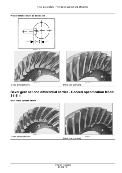 CASE 1021F 1121F Tier 2 Wheel Loader Service Manual - Image 11