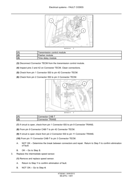 CASE 1021F 1121F Tier 2 Wheel Loader Service Manual - Image 9