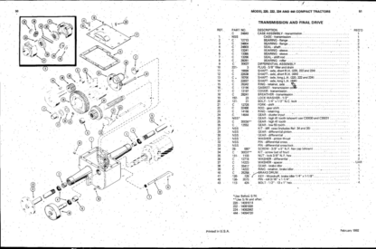 CASE 220 222 224 444 Garden Tractors Service-Manual - Image 15
