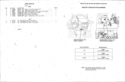 CASE 220 222 224 444 Garden Tractors Service-Manual - Image 3