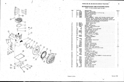 CASE 220 222 224 444 Garden Tractors Service-Manual - Image 6