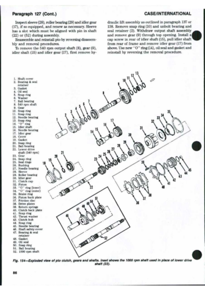 CASE 385 485 585 685 885 Tractors Shop Service Manual - Image 10