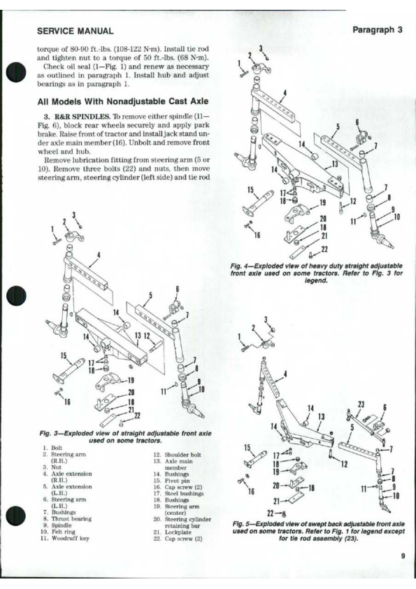 CASE 385 485 585 685 885 Tractors Shop Service Manual - Image 6