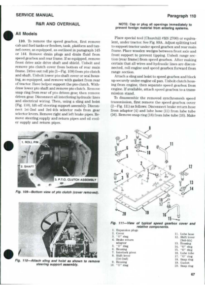 CASE 385 485 585 685 885 Tractors Shop Service Manual - Image 9