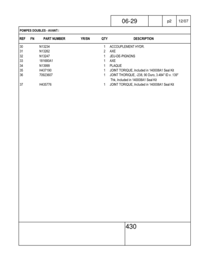 CASE 430 Series 3 Skid Steer Parts Catalog - Image 15