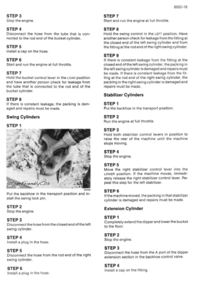 CASE 580 K Backhoe Loader Service Manual - Image 13