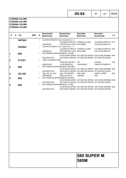 CASE 580M 580 Super M Series 3 Loader Backhoe Parts Catalog - Image 8