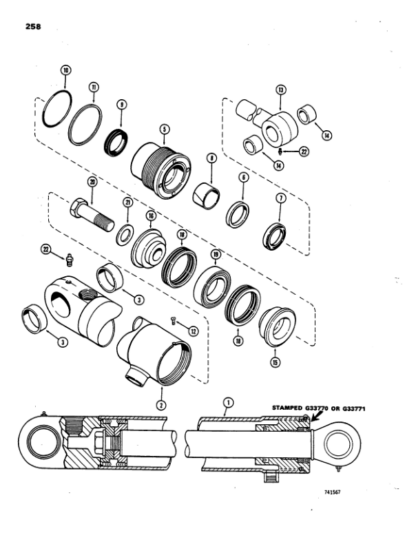 CASE 680CK Series C Loader Backhoe Parts Catalog - Image 11
