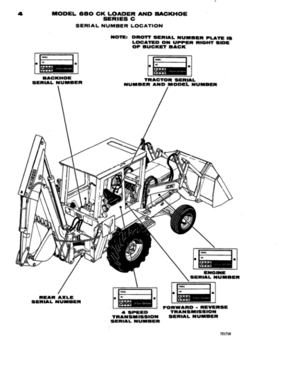 CASE 680CK Series C Loader Backhoe Parts Catalog - Image 3