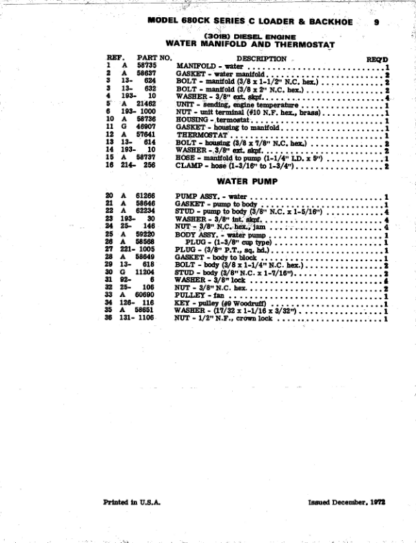 CASE 680CK Series C Loader Backhoe Parts Catalog - Image 8