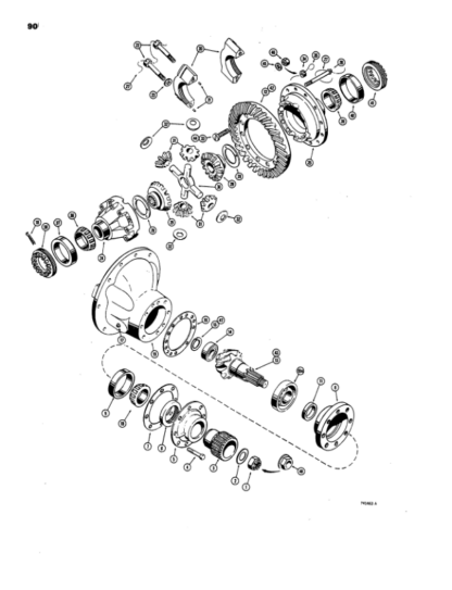 CASE 680CK Series C Loader Backhoe Parts Catalog - Image 13